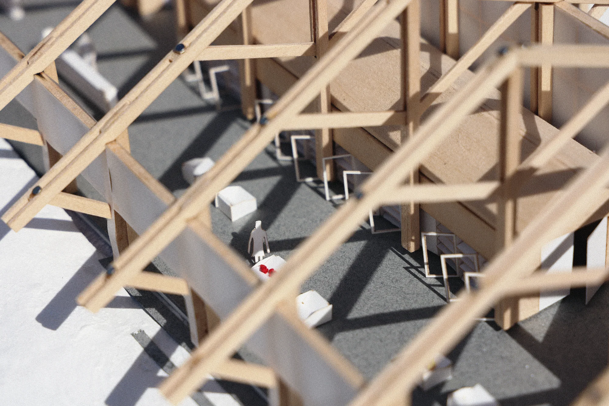 Enfield Food Pantry, Model by Andrew Wheat