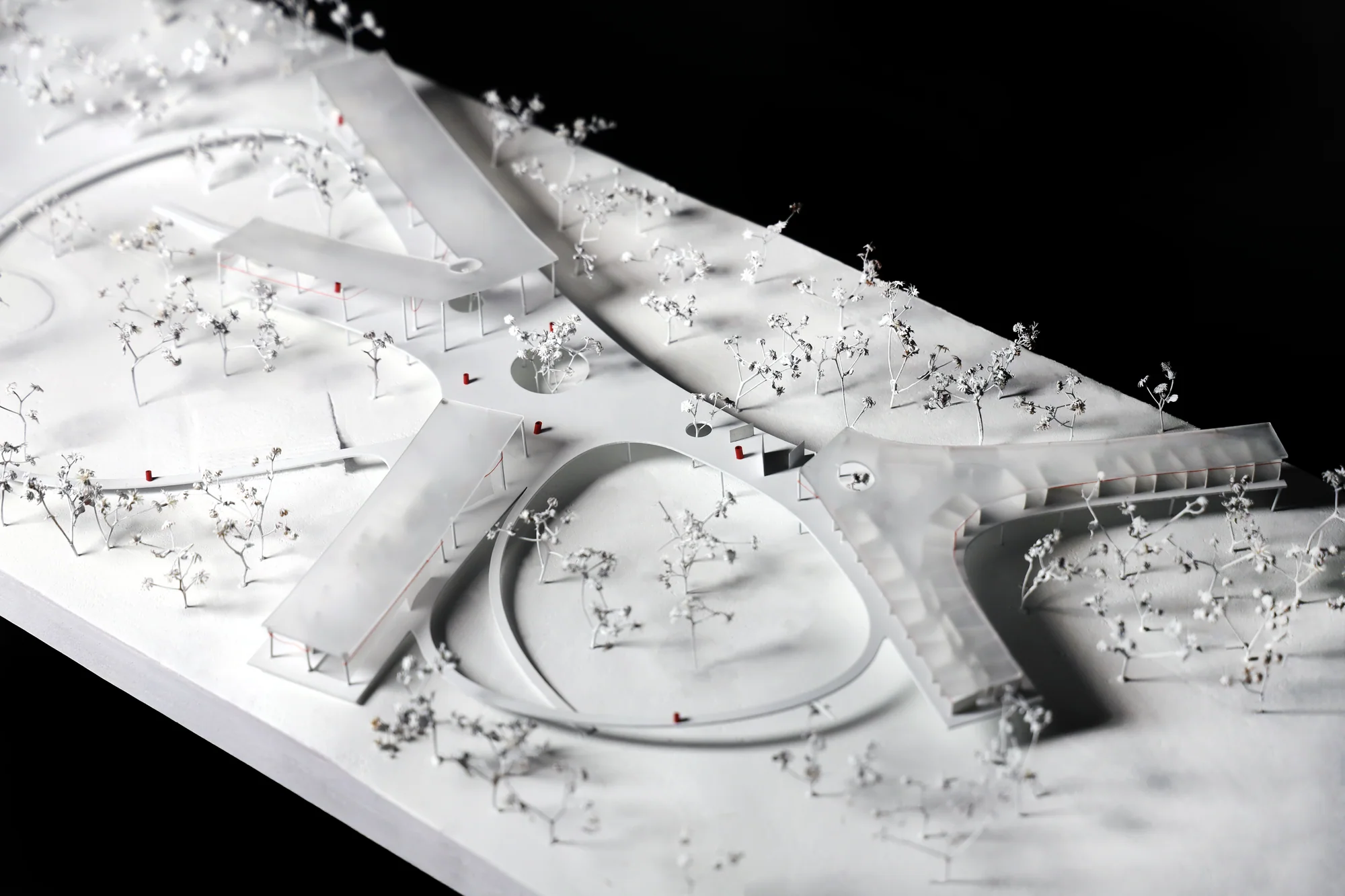 Borinquen Healing Center, Final Model by Andrew Wheat