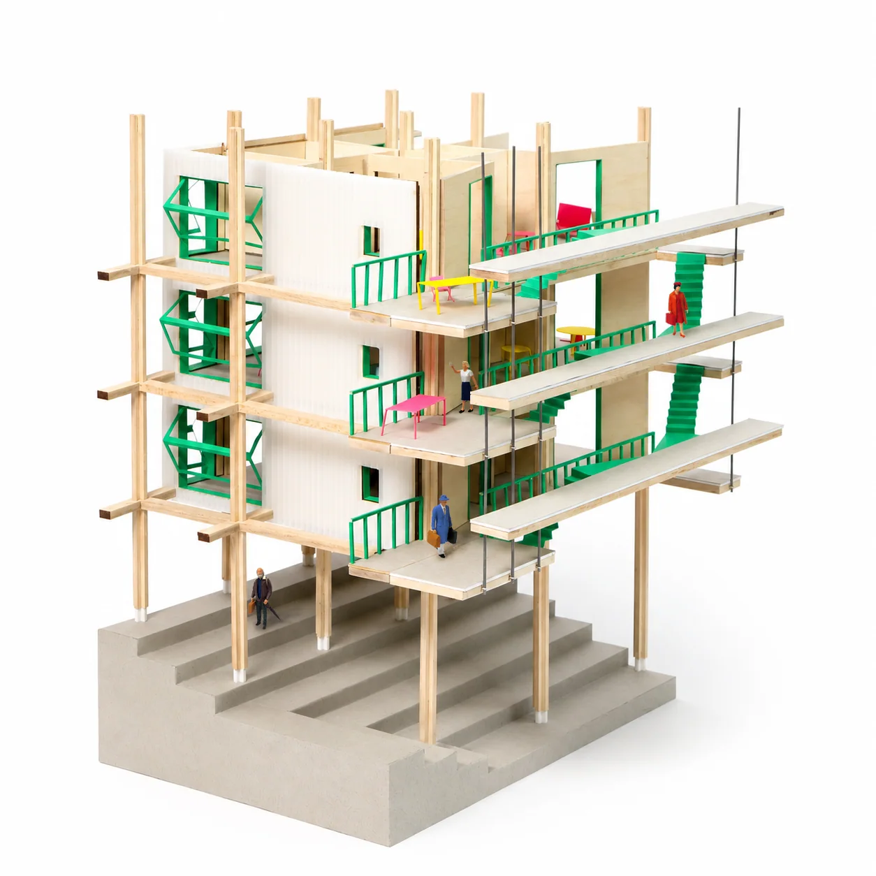 Hunter's Point Cooperative Housing, Full Model by Andrew Wheat