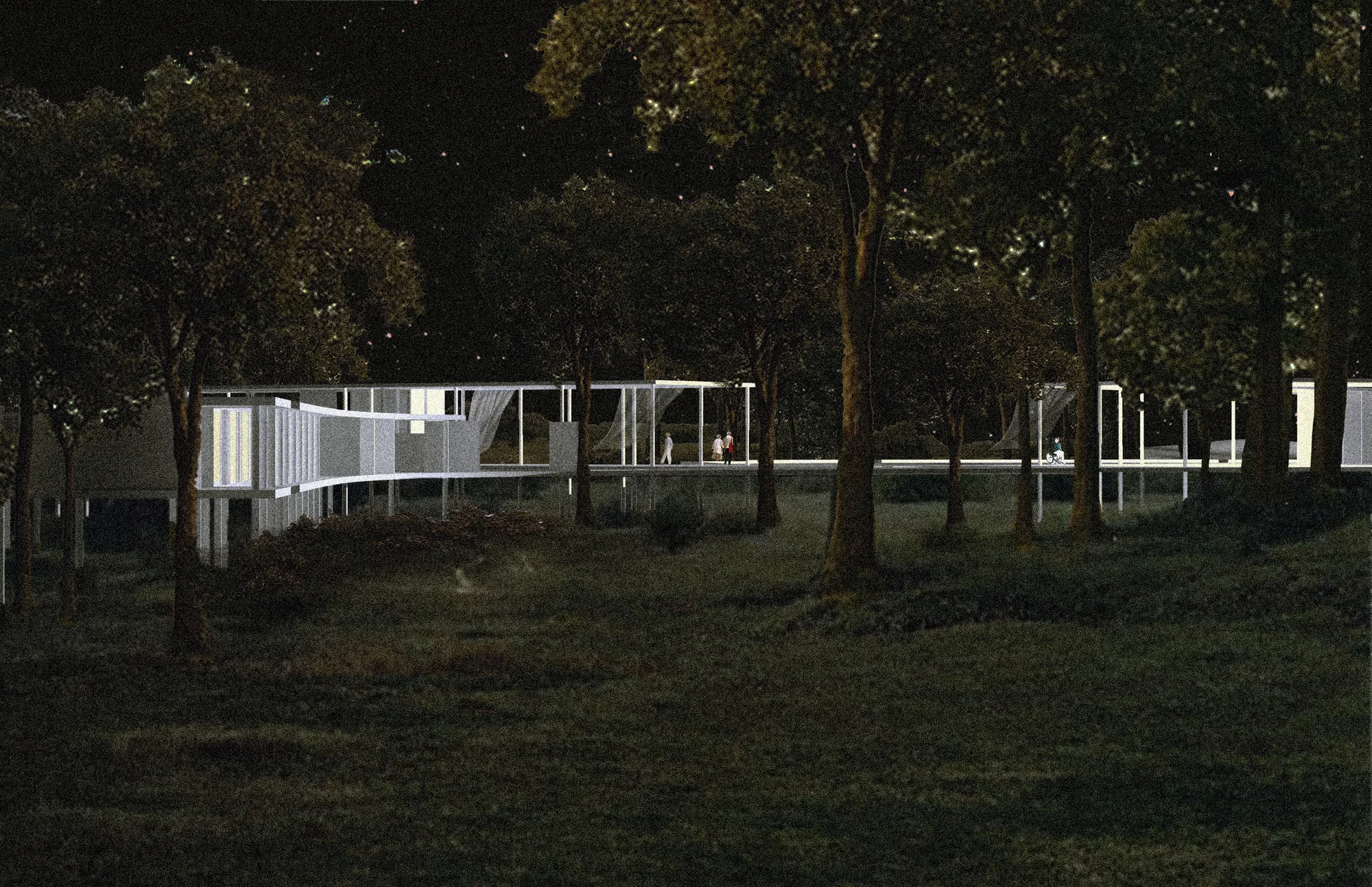 Borinquen Healing Center, Exterior Courtyard by Andrew Wheat